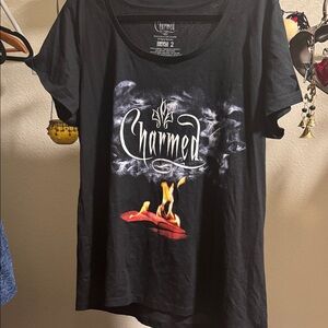 Ripple Junction Black 'Charmed' Graphic Tee